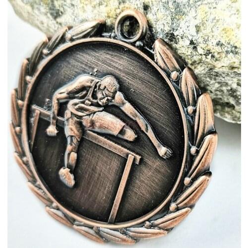 Medal commemorative Mens Hurdle Games Contest Medal Commemorative Gold Bronze School Factory Activities 2020