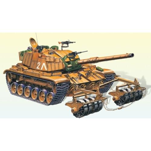 MiniHobby 80106 1/35 IDF M60A1 RKM Mine Roller Tank Armored Car Model Motor DIY TH07934-SMT6