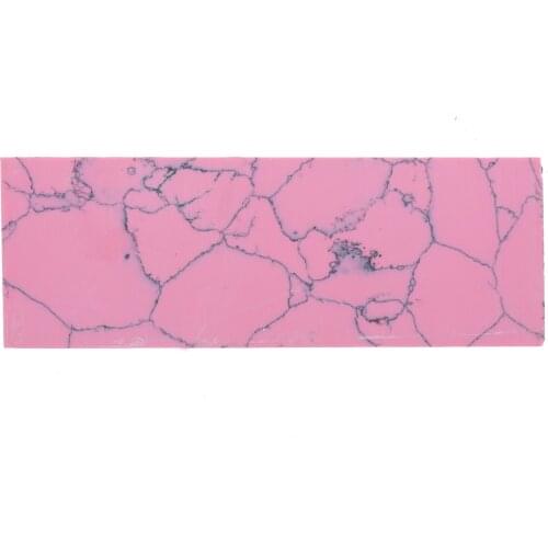 Musiclily Pro Man-Made Guitar Inlay Material Blank Sheet 95x35x2mm, Pink Coral