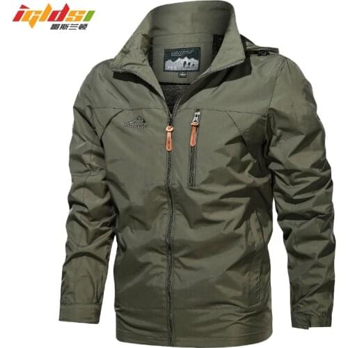 Mens Military Jackets Waterproof Windbreaker Hooded Wind Breaker Casual Outdoor Coat Male Clothing Autumn Jackets Plus Size 5XL