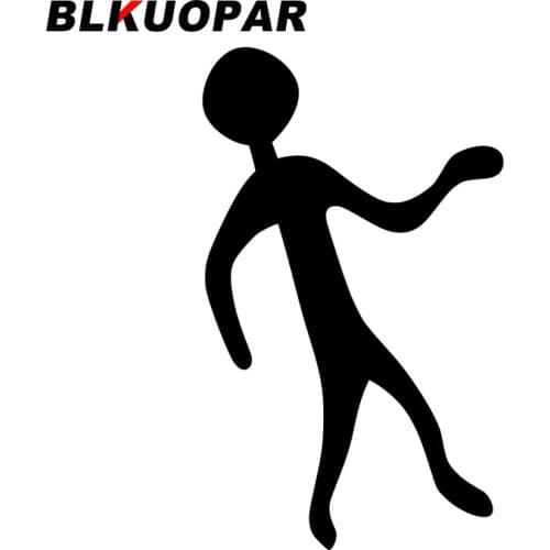 BLKUOPAR for Human Car Stickers Waterproof Cartoon Decals Scratch-Proof Simple Air Conditioner Motorcycle Decor Car Goods