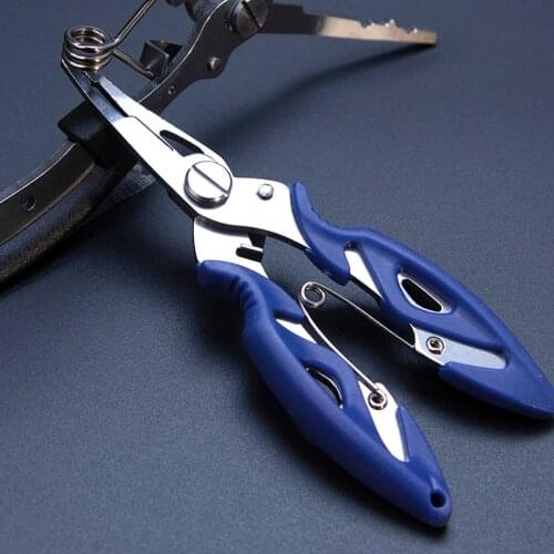 New Fishing Pliers Scissor For Fishing Tackle 2021 Cutter Hook Plit Ring Fish Use Tongs Multifunction Scissors Pike For Fishing