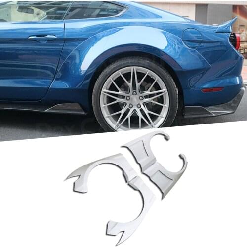 Front Bumper Fender For Ford Mustang 2018-2020 Car Body Kits Carbon Fiber /Fiber Glass Unpainted Material