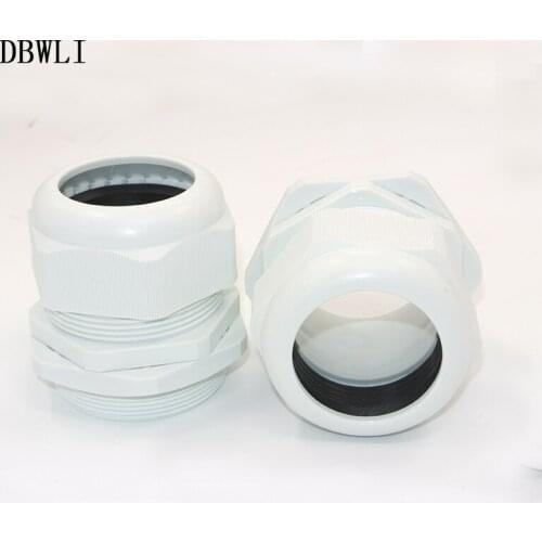 PG63 Plastic Waterproof Adjustable 42-50mm Cable Glands Joints