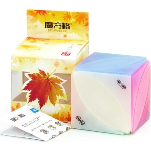 QiYi 3x3 ivy leaf Jelly Cube Puzzle Jelly Magic Cube Children Puzzle Cube toy for practice brain Educational Brain teaser