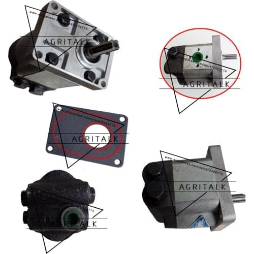 Steering gear pump (old design for old tractor model) for Shanghai SH-500 SH-504 tractor, part number