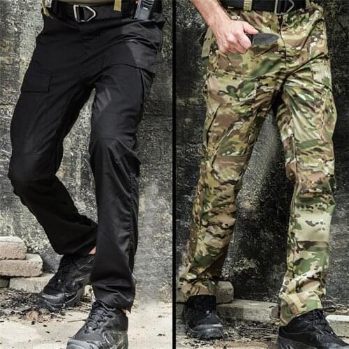 Outdoor Military Tactical Special Training Unisex Pants Waterproof Wear Resistant Breathable Mountaineering Big Pocket Trousers