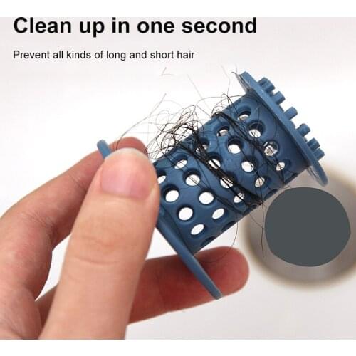 1pc Sink Filter cylindrical Hair Catchers Stopper Shower Drain anti clogging Bathroom Floor Drain Sink Strainer Waste Collector