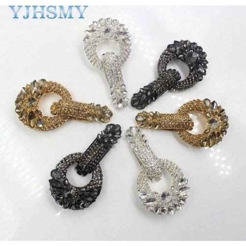1710191,1pcs 3color Rhinestone inlaid metal buttons Duckbill buckle Mink buttons Clothing Jewelry Accessories diy