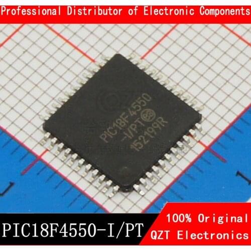 5pcs/lot PIC18F4550-I/PT PIC18F4550 QFP-44 new and original In Stock