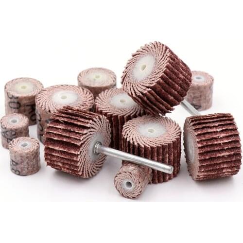 70PCS Sandpaper Sanding Flap Polishing Wheels Sanding Disc for Jewelry Rotary Tool Shutter Polishing Wheel with 10PCS Shank