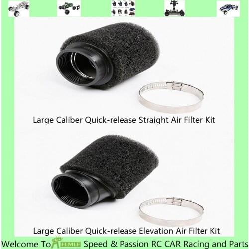 Large Caliber Quick-release Air Filter Kit Fit for 1/5 Losi 5ive T Rofun Rovan LT KingmotorX2 Rc Car Parts