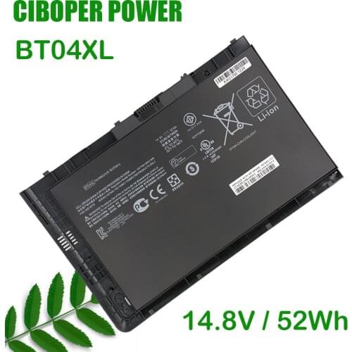 CP Genuine Laptop Battery BT04XL / BT04 14.8V 52Wh For 9470M 9480M Series HSTNN-IB3Z HSTNN-DB3Z HSTNN-I10C BA06 687517-1C1