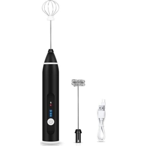 Electric Whisk For Milk Stir Bar Baking Cream Foamer Automatic Milk Froth Usb Rechargeable Kitchen Cooking Tool Blender