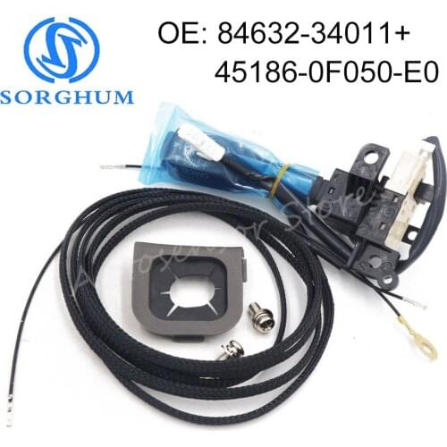 45186-0F050-E0 +84632-34011 Steering Wheel Cruise Control Switch Cover For Toyota Lexus Handle Cover Wire and Screws