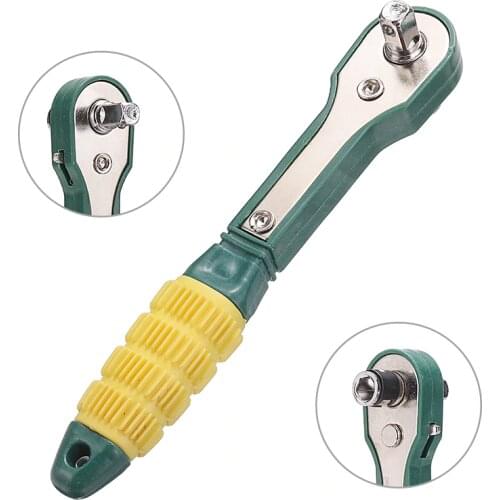 Sheet Metal Tools Set 1pc Mini Rapid Ratchet Socket Wrench 1/4 Head Anti Rust Screwdriver Quick Spanner for DIY Repairing