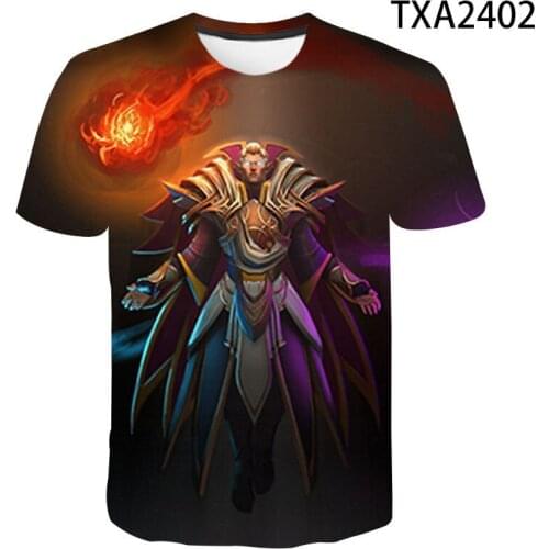 2020 New Dota 2 Boy Girl Kids Thor Fashion Men Women Children 3D Printed T Shirt Summer Short Sleeve Casual Cool Tops Tee