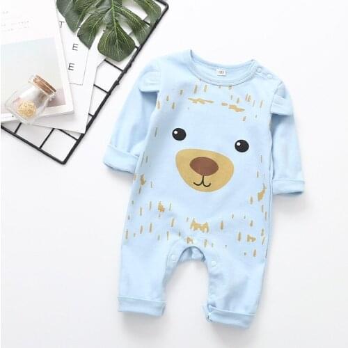 ZWF672 Infant Clothes Autumn NewBorn Baby Rompers Clothing Costumes Cartoon Funny Kids Jumpsuit New Born Boys Clothes
