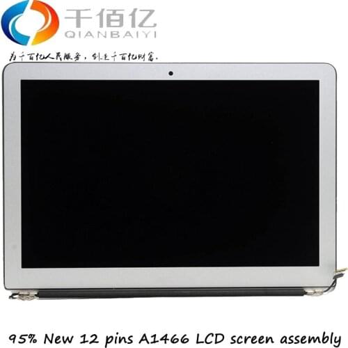 Original 95% New for MacBook Air 12 pins A1466 LCD Screen Assembly 13' Early 2013-2015 with Film Skin 661-7475