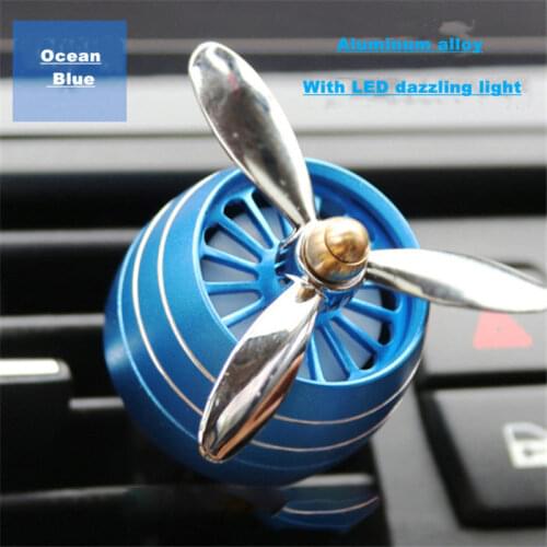 Car Perfume Air Freshener Car Scent LED Mini Air Conditioning Air Outlet Perfume Clip Fresh Aromatherapy Perfume Long Lastin