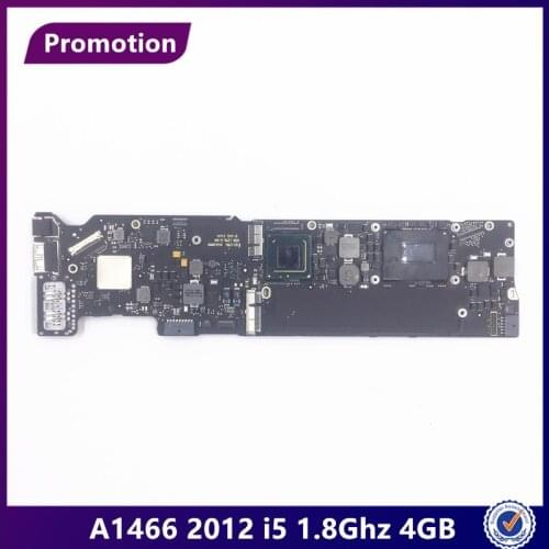Tested Laptop Logic board For MacBook Air 13.3" A1466 1466 Motherboard i5 1.8GHZ 4GB 4G 820-3209-A 2012 Year MD231 EMC 2559