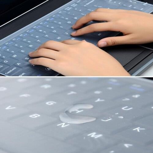 Laptop Silicone Keyboard Film Highly Elastic Easy To Use Keyboards Cover Case Transparent Clear Protecter Film