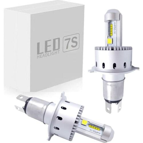 7S Car LED Headlight Bulb H4 H7 H8 H11 9005 9006 LED Bulb XHP-50 40W 8000LM Car Styling White 6500K DC12-24V Auto Headlamp Bulb