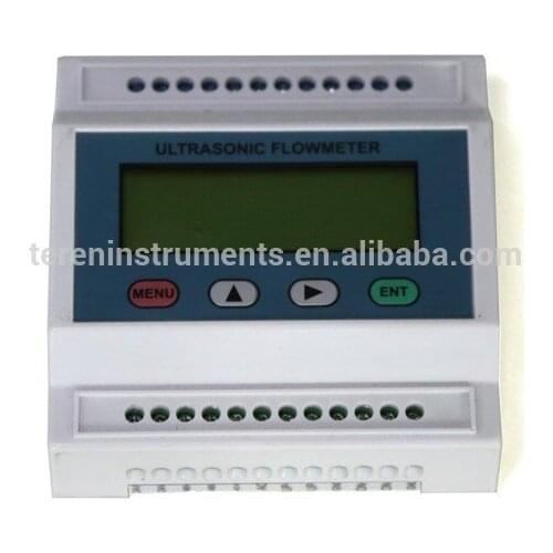 TDS ultrasonic heat meter clamp on type, modbus water flow sensor for liquid and oil with 4-20mA output ,24VDC