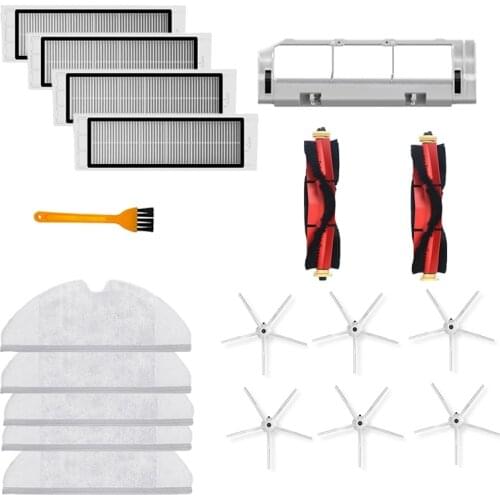 TOP!-for Xiaomi Roborock S6 Maxv S5 Max S50 S55 Accessories Robot Vacuum Cleaner Mop P Pro Hepa Filter Brush Spare Parts