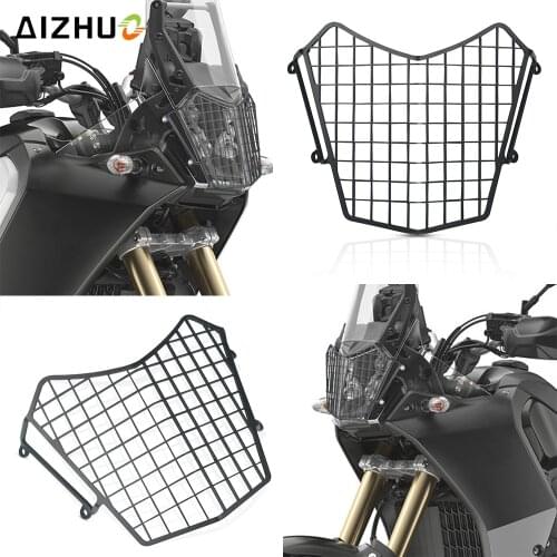 Stainless Steel Motorcycle Headlight Protector Guard Cover Grill FOR YAMAHA TENERE 700 2019-2021 2020 Tenere 700 Accessories