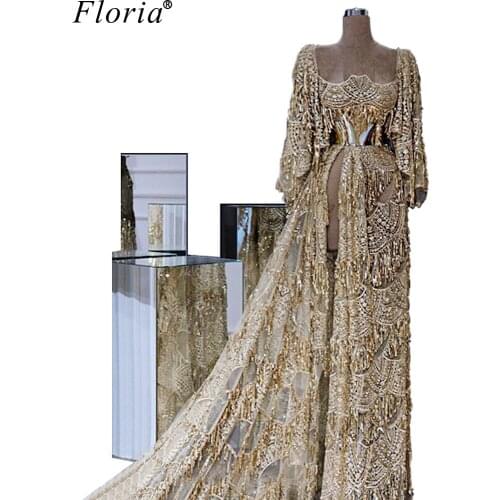 2020 New Fashion Muslim Evening Dress Formal Long Dubai Robe De Soiree Arabic Abendkleider Women Prom Gowns Party Vestidos