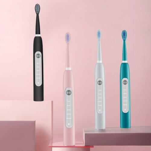 New Sonic Vibration Electric Toothbrush Charging Sonic Vibration Soft Hair Whitening Toothbrush For Adults Kids Smart Timer
