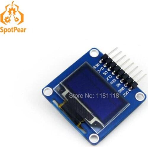 0.96inch oled (a),SPI/I2C interfaces, horizontal pinheader