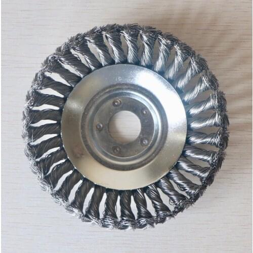 152mm Steel Wire Trimmer Head Grass Brush Cutter Dust Removal Weeding Plate for Lawnmower Long Lifetime and Durable