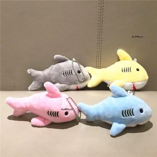 4Colors - 12CM Length Approx. New Shark Toy , Shark Plush Animal Stuffed Toys , Kids Plush TOY DOLL