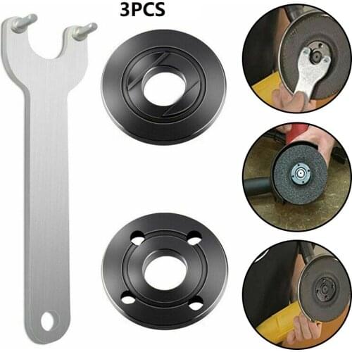5/8-11 Angle Grinder Wrench Spanner Key Kit Flange Lock Nut Angle Grinder Accessories Metal Nuts For For Makit Repair Tool