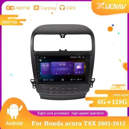 Android Car radio stereo Receiver for Honda acura TSX 2003-2012 GPS Navigation 2 din Car Video Dvd player