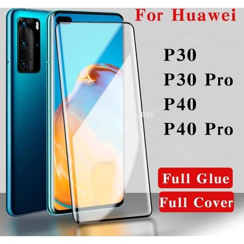 Tempered Glass Case for Huawei P40 Pro P40pro Huaweip40 Screen Protector for Huawei P30 Pro P30pro Huaweip30 Mobile Phone Cover