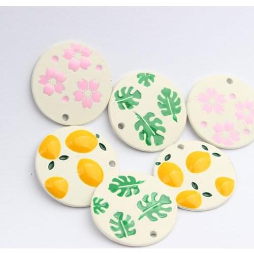 Zinc Alloy Golden 3D Mini Enamel Flowers Charms 10pcs /lot 21mm Designer Charms for Bracelets In Bulk