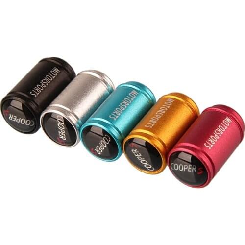 For MINI Cooper Clubman R50 R52 JCW R53 R55 R56 R57 F56 Tyre Accessories Wheel Dust Air Cover Matte Valve Stem Caps Rim Sticker