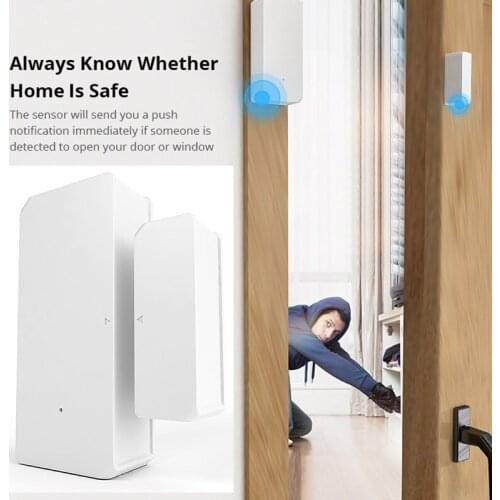 Door Magnetic Alarm Wireless Door And Window Sensor Alarm Burglar Alarm Household Magnetic Alarm Safety Large Sound High Decibel