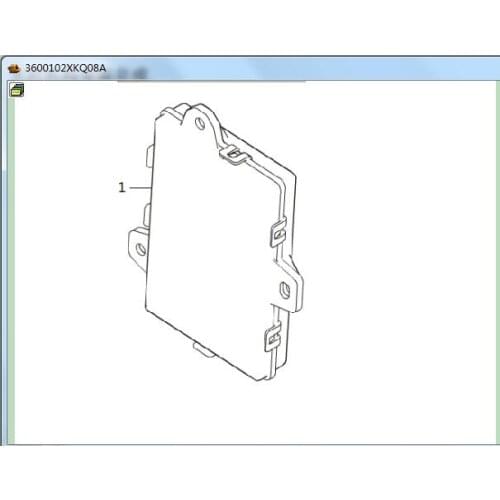 Body controller for Great wall haval F7 OEM:3600102XKQ08A