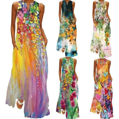 MOVOKAKA Summer Womens Dress 2021 Elegant Robe Femme Party Dress Women Casual Sundress Vintage Maxi Dresses Woman Summer 2021