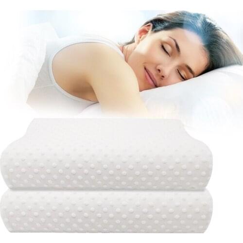 Slow Rebound Memory Foam Neck Pillow Orthopedic Cervical Coccyx Massager Health Care Pain Release Sleeping Pillow