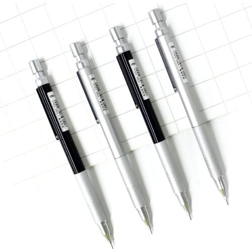 Deli Metal Low Gravity Mechanical Pencil metal 0.5/0.7/0.9mm Mechanical Pencil 0.5mm Mechanical Pencil 0.7mm 0.7 pencil lead