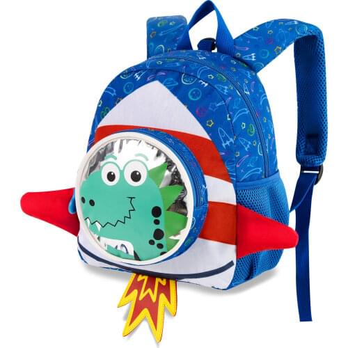Dinosaur Cartoon Mini Backpack for boys Water Proof School Bags Hiking Outdoor Bookbag 11inch