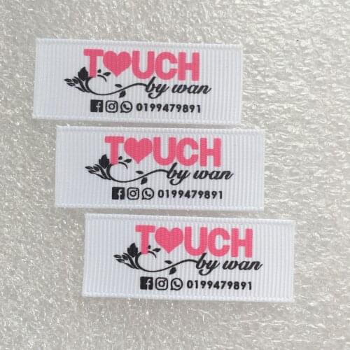 Custom printed grosgrian label /grosgrain label /printed grosgrain label /label