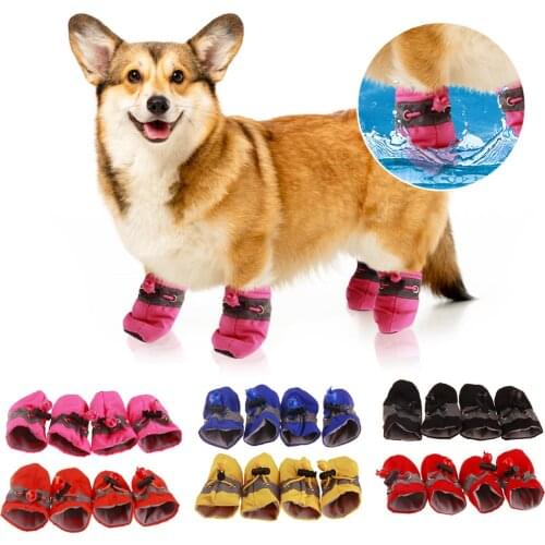 Anti-slip Pet Dog Shoes Waterproof Chihuahua Boots Zapatos Para Perro Puppy Cat Socks Botas Sapato Para Cachorro Chaussure Chien