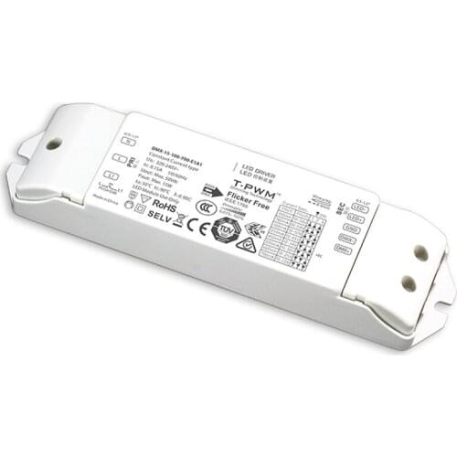 New DMX Dimming Driver LED Dimmable AC 220V-240V Input 100mA-1200mA 15W 25W 36W Constant Current Output DMX512 Push Dim Driver