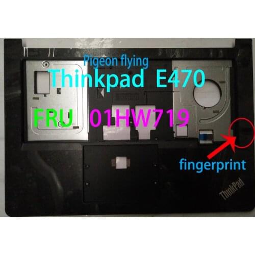 Apply to Thinkpad E470 E475 laptop palm rest/Keyboard border for C shell black FRU 01HW719 01HW720 fingerprint and no-fingerprin